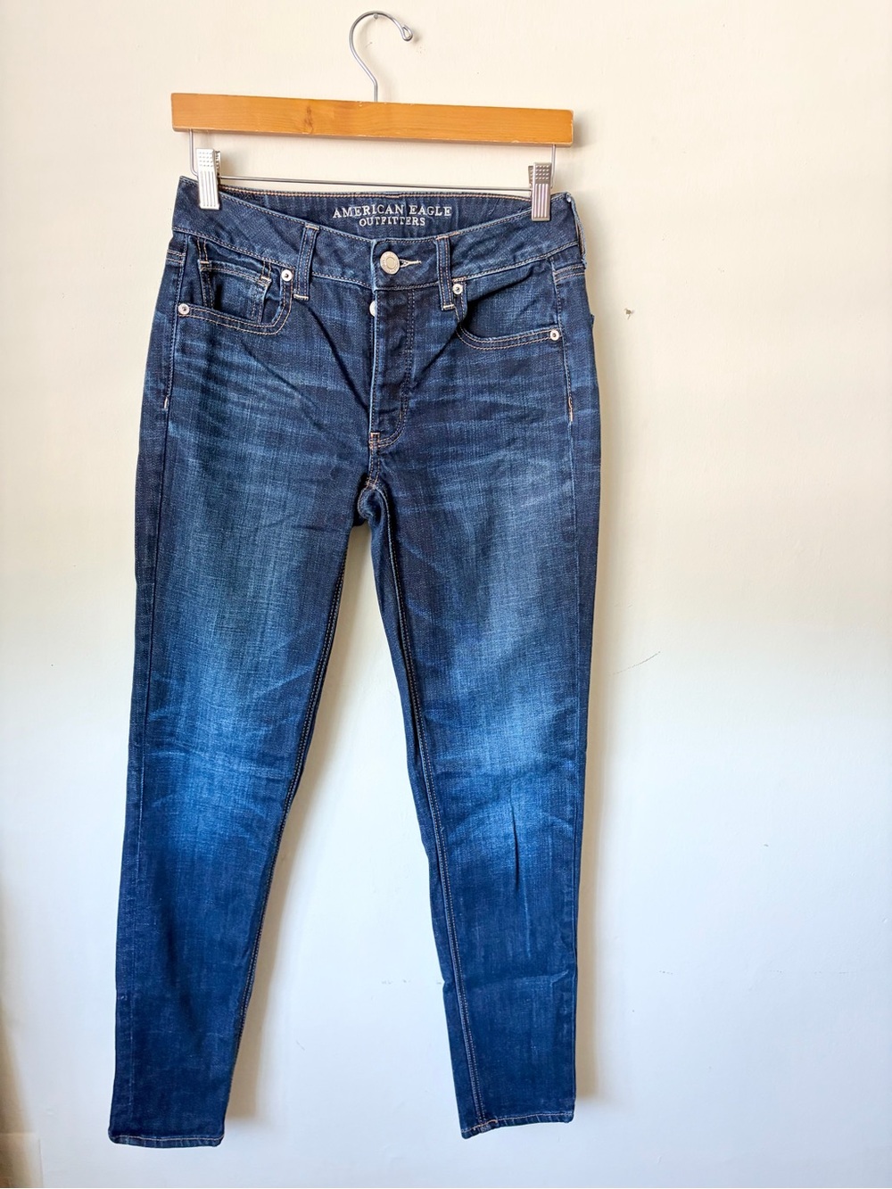 American Eagle Outfitters Indigo Wash Skinny Jeans